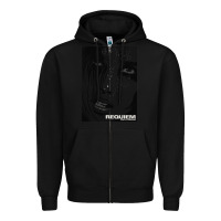 Black requiem for a dream black transparent Zipper Hoodie - tuanDangUi
