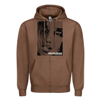 Chestnut requiem for a dream black transparent Zipper Hoodie - tuanDangUi