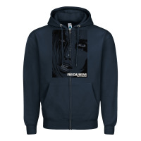 Navy requiem for a dream black transparent Zipper Hoodie - tuanDangUi