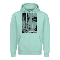 Seafoam requiem for a dream black transparent Zipper Hoodie - tuanDangUi