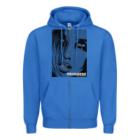 True Royal requiem for a dream black transparent Zipper Hoodie - tuanDangUi