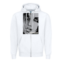 White requiem for a dream black transparent Zipper Hoodie - tuanDangUi