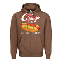 Chestnut chicago hot dog summer style 4th of july no ketchu Zipper Hoodie - tuanDangUi