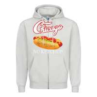 Dove Grey chicago hot dog summer style 4th of july no ketchu Zipper Hoodie - tuanDangUi
