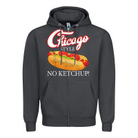 Smoke chicago hot dog summer style 4th of july no ketchu Zipper Hoodie - tuanDangUi