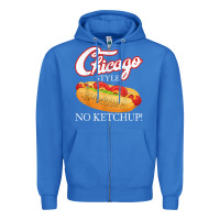True Royal chicago hot dog summer style 4th of july no ketchu Zipper Hoodie - tuanDangUi