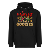 Black I Teach The Smartest Cookies Heavyweight Hoodie - LillyAllenDesigns