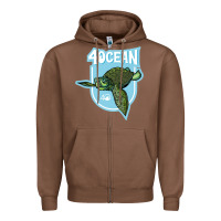 Chestnut 4ocean 7 Zipper Hoodie - tuanDangUi