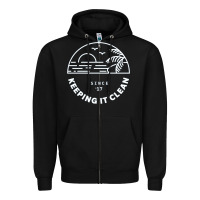 Black 4ocean 9 Zipper Hoodie - tuanDangUi