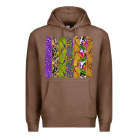Chestnut Mardi Gras Brushstrokes Premium Hoodie - BundleAndBundleShop