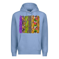 Colony Blue Mardi Gras Brushstrokes Premium Hoodie - BundleAndBundleShop