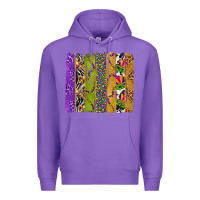 Purple Mardi Gras Brushstrokes Premium Hoodie - BundleAndBundleShop
