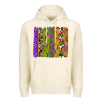 Sandshell Mardi Gras Brushstrokes Premium Hoodie - BundleAndBundleShop