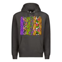 Smoke Mardi Gras Brushstrokes Premium Hoodie - BundleAndBundleShop