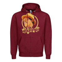 Burgundy i da pappy funny form show Zipper Hoodie - tuanDangUi