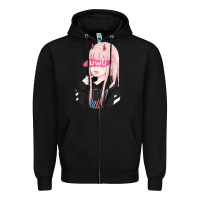 Black uwu Zipper Hoodie - tuanDangUi