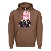 Chestnut uwu Zipper Hoodie - tuanDangUi