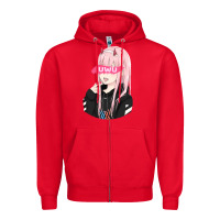 Red uwu Zipper Hoodie - tuanDangUi