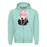 Seafoam uwu Zipper Hoodie - tuanDangUi