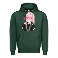 Sports Green uwu Zipper Hoodie - tuanDangUi