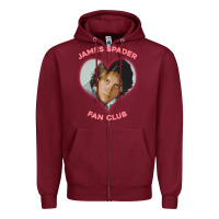 Burgundy james spader fan club Zipper Hoodie - tuanDangUi