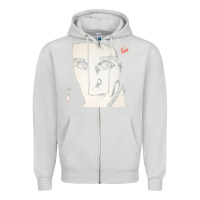 Dove Grey john cale fear Zipper Hoodie - tuanDangUi