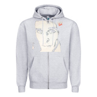 Heather Grey john cale fear Zipper Hoodie - tuanDangUi