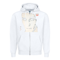 White john cale fear Zipper Hoodie - tuanDangUi