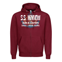 Burgundy s.s. minnow   gilligan's island Zipper Hoodie - tuanDangUi