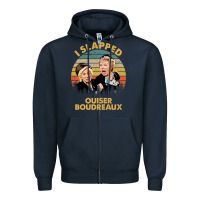 Navy vintage steel magnolias i slapped ouiser boudreaux Zipper Hoodie - tuanDangUi