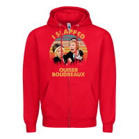 Red vintage steel magnolias i slapped ouiser boudreaux Zipper Hoodie - tuanDangUi