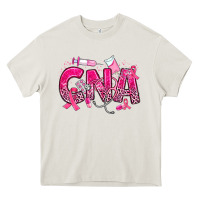 Cream breast cancer cna certified nursing assistant Heavy Core Tee - JahusDesignShop