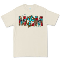 Bone Western Mom With Cross Premium Tee - BundleAndBundleShop