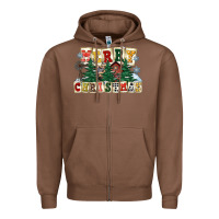 Merry Christmas Zipper Hoodie | Teevron