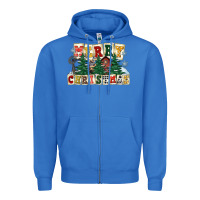 True Royal merry christmas Zipper Hoodie - FaDigitalArtStudio