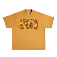 Peanut Butter Thanksgiving Coffee Cups Urban Heavy Tee - texasbilliewilder