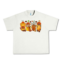 Thanksgiving Coffee Cups Urban Heavy Tee | Teevron