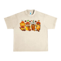 Sandshell Thanksgiving Coffee Cups Urban Heavy Tee - texasbilliewilder