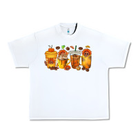 White Thanksgiving Coffee Cups Urban Heavy Tee - texasbilliewilder