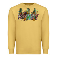 Antique Gold howdy Premium Sweatshirt - SublimationCraftShop