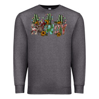 Charcoal Heather howdy Premium Sweatshirt - SublimationCraftShop