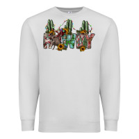 Dove Grey howdy Premium Sweatshirt - SublimationCraftShop