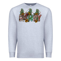 Heather Grey howdy Premium Sweatshirt - SublimationCraftShop
