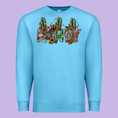 Howdy Premium Sweatshirt Designed By Sublimationcraftshop