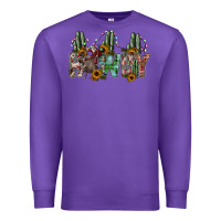 Purple howdy Premium Sweatshirt - SublimationCraftShop