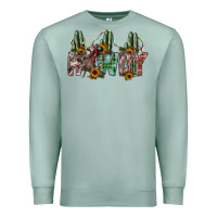 Seafoam howdy Premium Sweatshirt - SublimationCraftShop