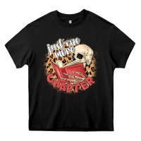Black just one more chapter Heavy Core Tee - MaliasSmallBusiness