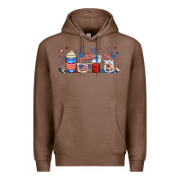 Chestnut 4th of july coffe cups Premium Hoodie - RanaPortraitStore