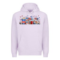 Lilac 4th of july coffe cups Premium Hoodie - RanaPortraitStore