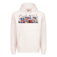 Pale Pink 4th of july coffe cups Premium Hoodie - RanaPortraitStore